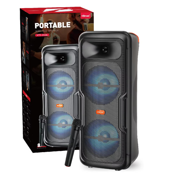 KBroad KTS- 2036 Wireless Portable Outdoor Dj Party BT Speakers
