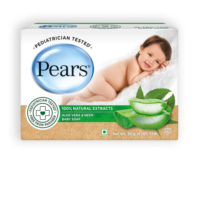 Pears Aloe Vera and Neem Baby Soap - 90g