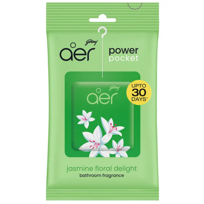 Godrej aer Power Pocket Air Freshener - Jasmine Floral Delight