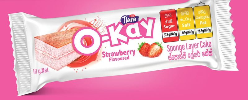 Tiara O-Kay Sponge Layer Cake - 18G