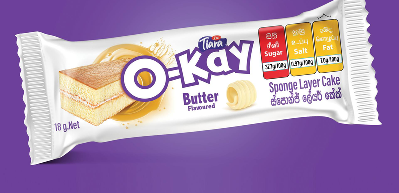 Tiara O-Kay Sponge Layer Cake - 18G