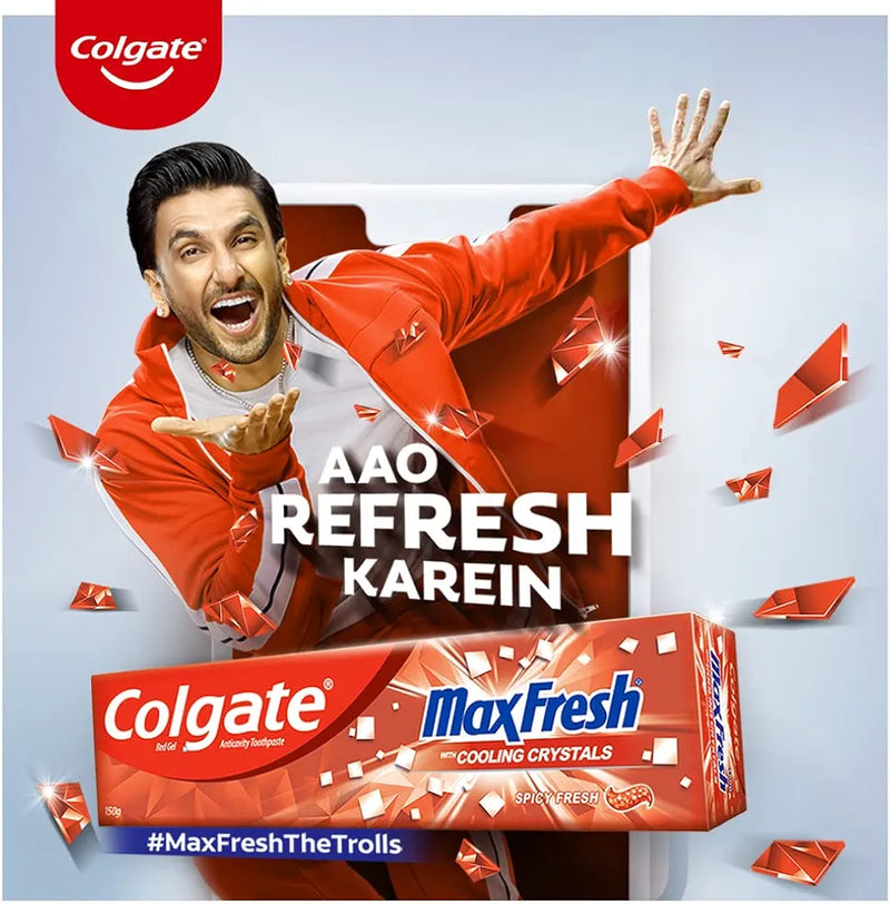 Colgate Fluoride Toothpaste Max Fresh With Cooling Crystal - 125g