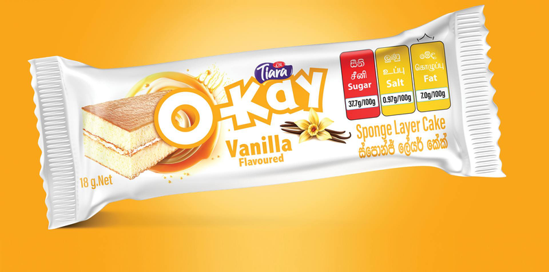 Tiara O-Kay Sponge Layer Cake - 18G