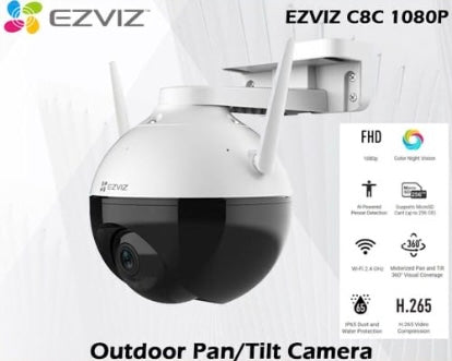EZVIZ C8C 1080P Outdoor Smart Wi-Fi Pan & Tilt Camera
