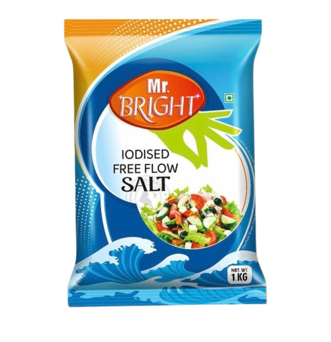Mr. Bright Iodised Free Folow Salt
