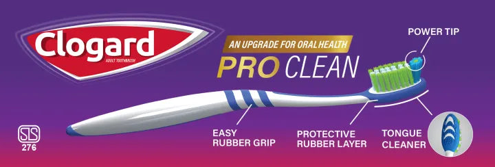 Clogard Toothbrush- Pro Clean