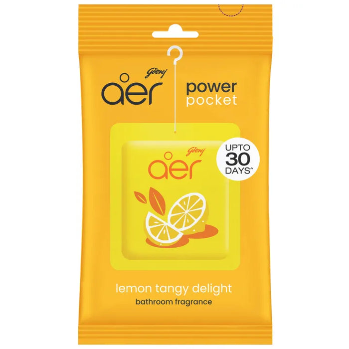 Godrej aer Power Pocket Air Freshener - Lemon Tangy Delight