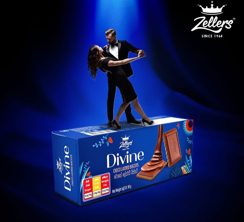 Maliban Zellers Divine Choco Layered Biscuits - 90 g