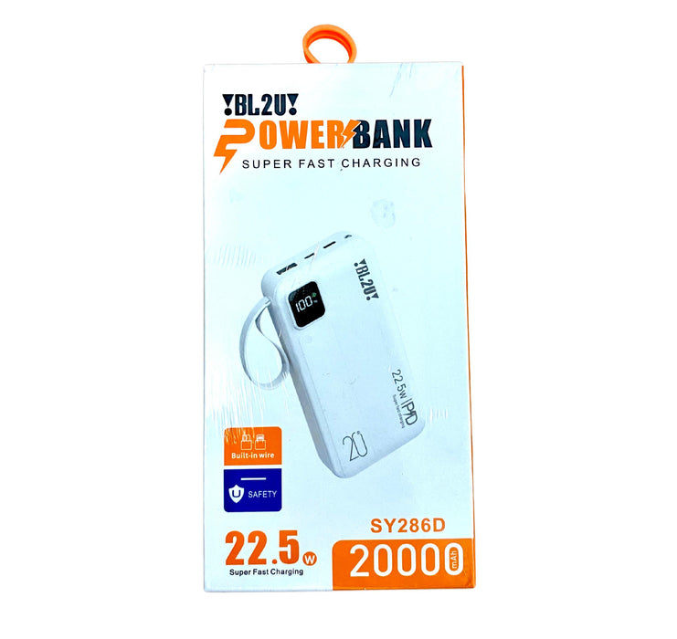 BL2U! SY286D Power Bank 20000mAh