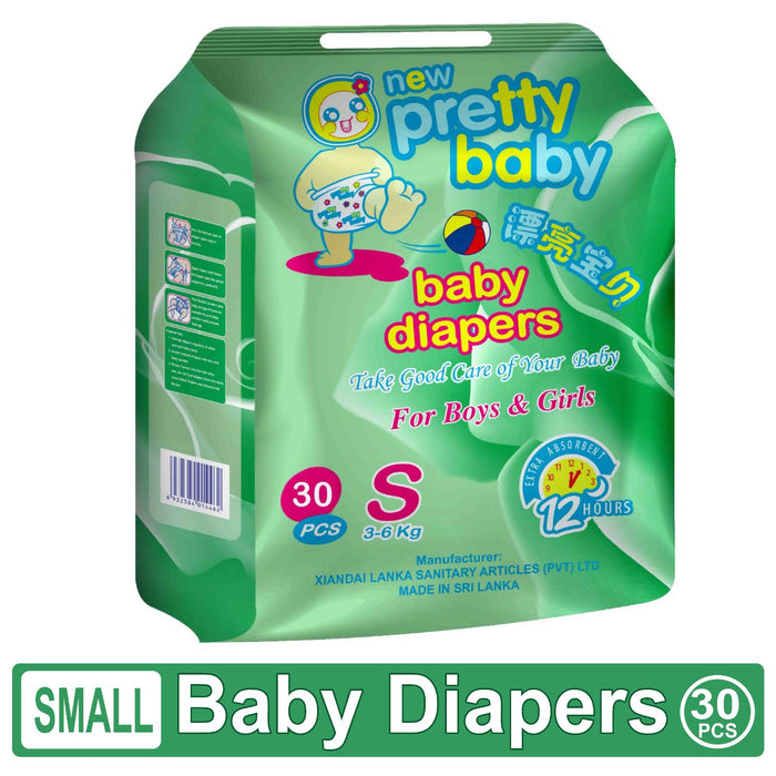 Pretty Baby Diapers - 30pcs