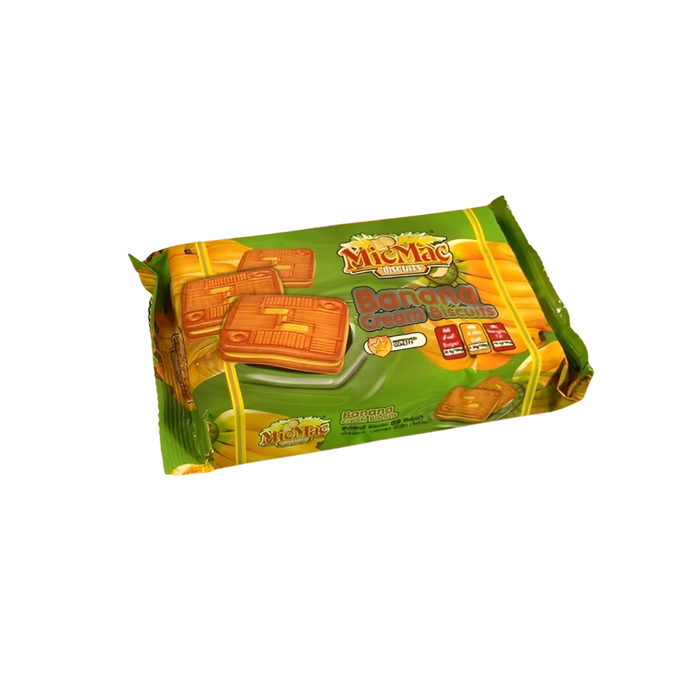 MicMac Banana Cream Biscuits - 350g