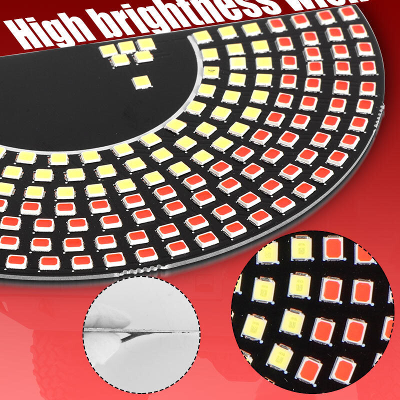 2X Devil's Eye LED Light Car Eye Light Truck Dynamic LED Light for Car Window