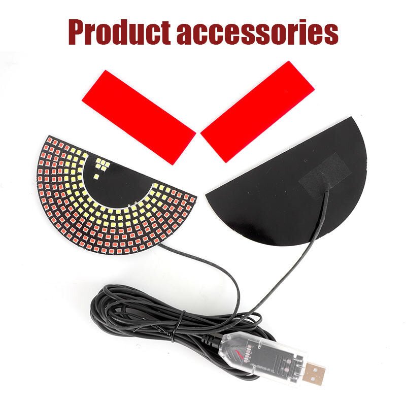 2X Devil's Eye LED Light Car Eye Light Truck Dynamic LED Light for Car Window