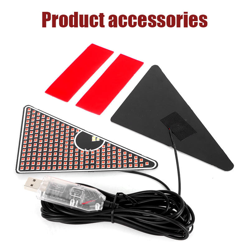 2X Devil's Eye LED Light Car Eye Light Truck Dynamic LED Light for Car Window