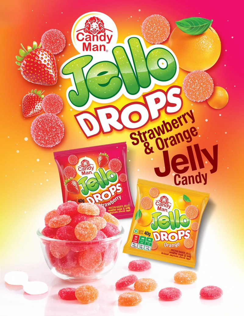 Candy Man Jelly Drops - 40g