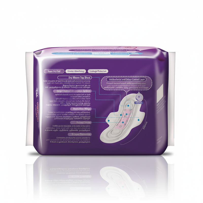 Eva Dritex Wings Sanitary Napkins