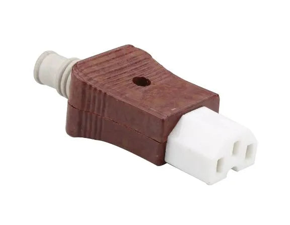 ரைஸ் குக்கர் கனெக்டர் பிளக் வித் கட் மேல் (பீங்கான்) 250V 16A - 1Pcs