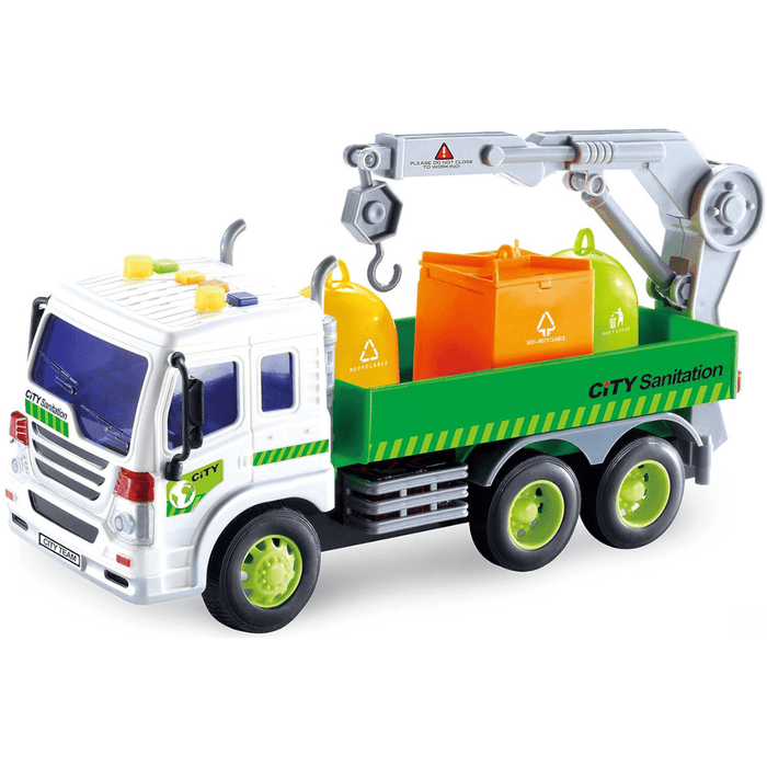 Friction Powered Garbage Crane Truck Toy (3+)