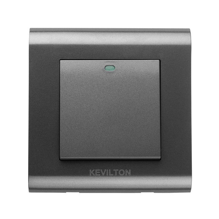 Modular Black One Gang Two Way Switch