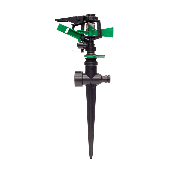 Plastic Impulse Sprinkler with Plastic Spike