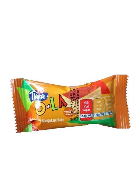 Tiara O-LA Sponge Layer Cake Vanilla - 13g