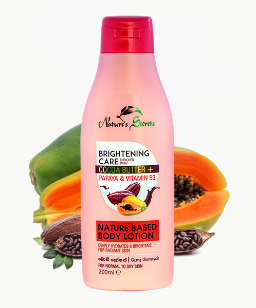 Nature's Secrets Brightening Care Body Lotion - Papaya