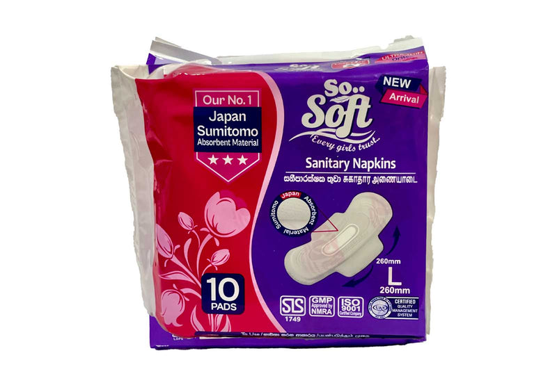 So Soft Dritex with Wings Sanitary Napkin (10Pads)