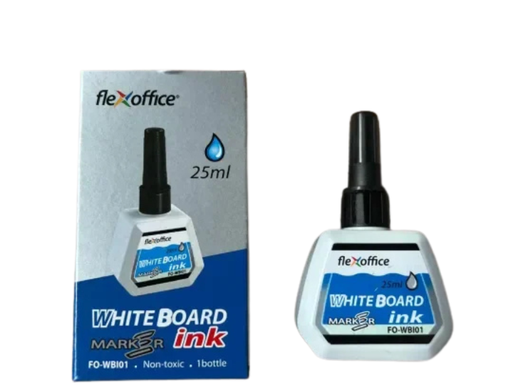 Flexoffice Whiteboard Marker Ink Bottle FO-WBI01 Non-Toxic - 25ml