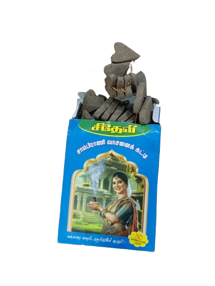 Seethevi Sambrani Instant Pieces - 1 Box