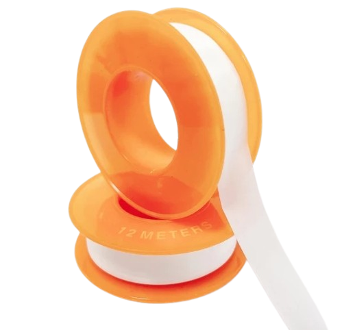 شريط ختم الخيوط عالي القوة ½ بوصة من مادة PTFE - قطعة واحدة