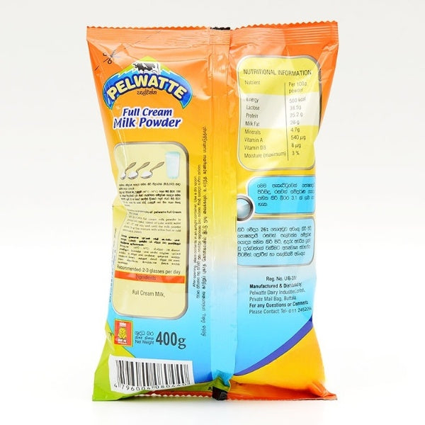 Pelawatte  Milk Powder Full Cream - 400g