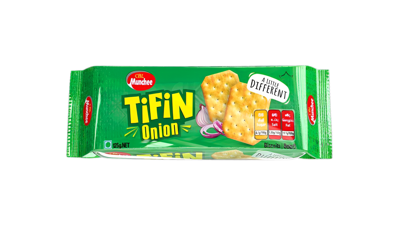 Munchee Tifin Onion Biscuits - 125g