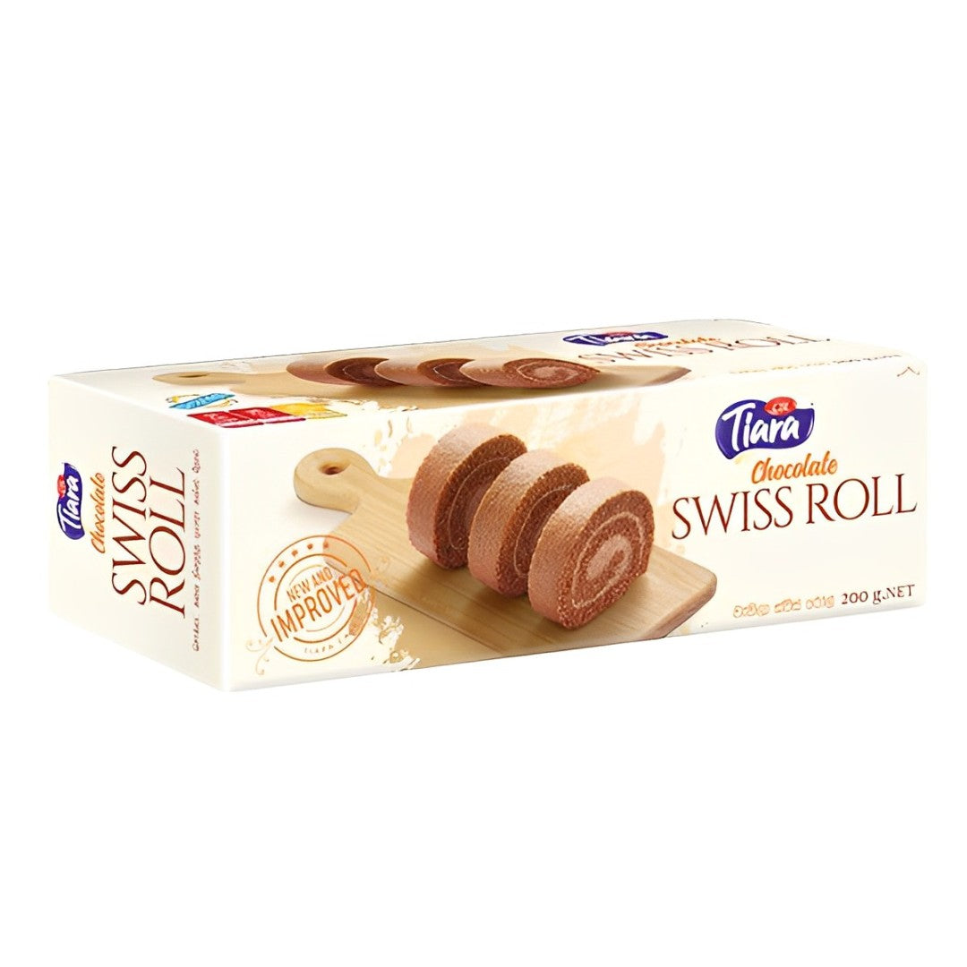 Tiara Swiss Roll Chocolate Cake - 200g