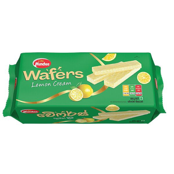 Munchee Wafers Lemon Cream Biscuits
