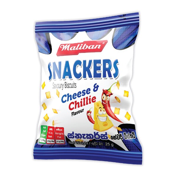 Maliban Snackers Cheese And Chillie - 25g