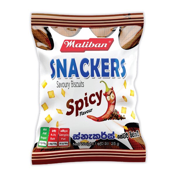 Maliban Snackers Spicy - 25g