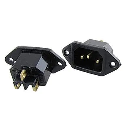 Rice Cooker Parts Universal Three Wire Power Socket Plug - 1Pcs