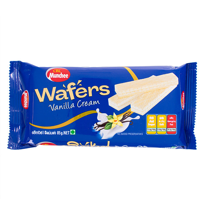 Munchee Wafers Vanilla Cream Biscuits