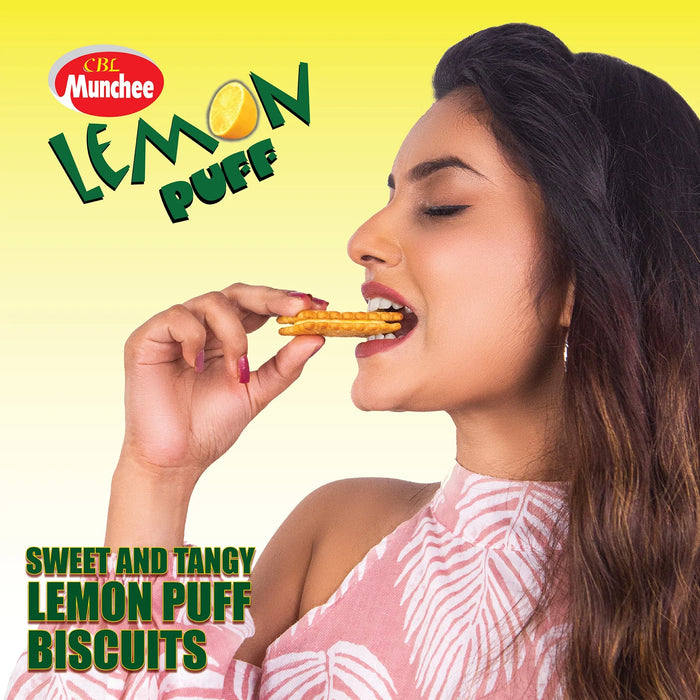 மஞ்சி லெமன் பஃப் பிஸ்கட் - 200G