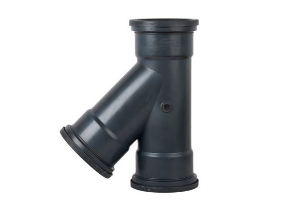 Sewerage Y Junction with Rubber Ring