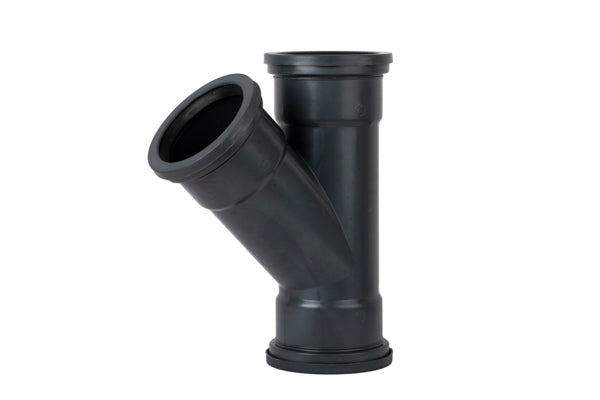 Sewerage Y Junction with Rubber Ring