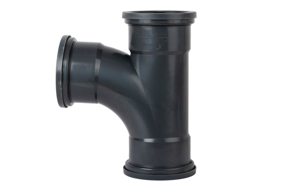 Sewerage T Junction with Rubber Ring