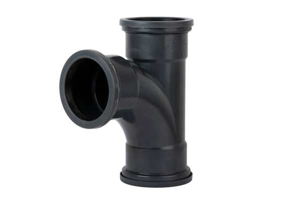 Sewerage T Junction with Rubber Ring