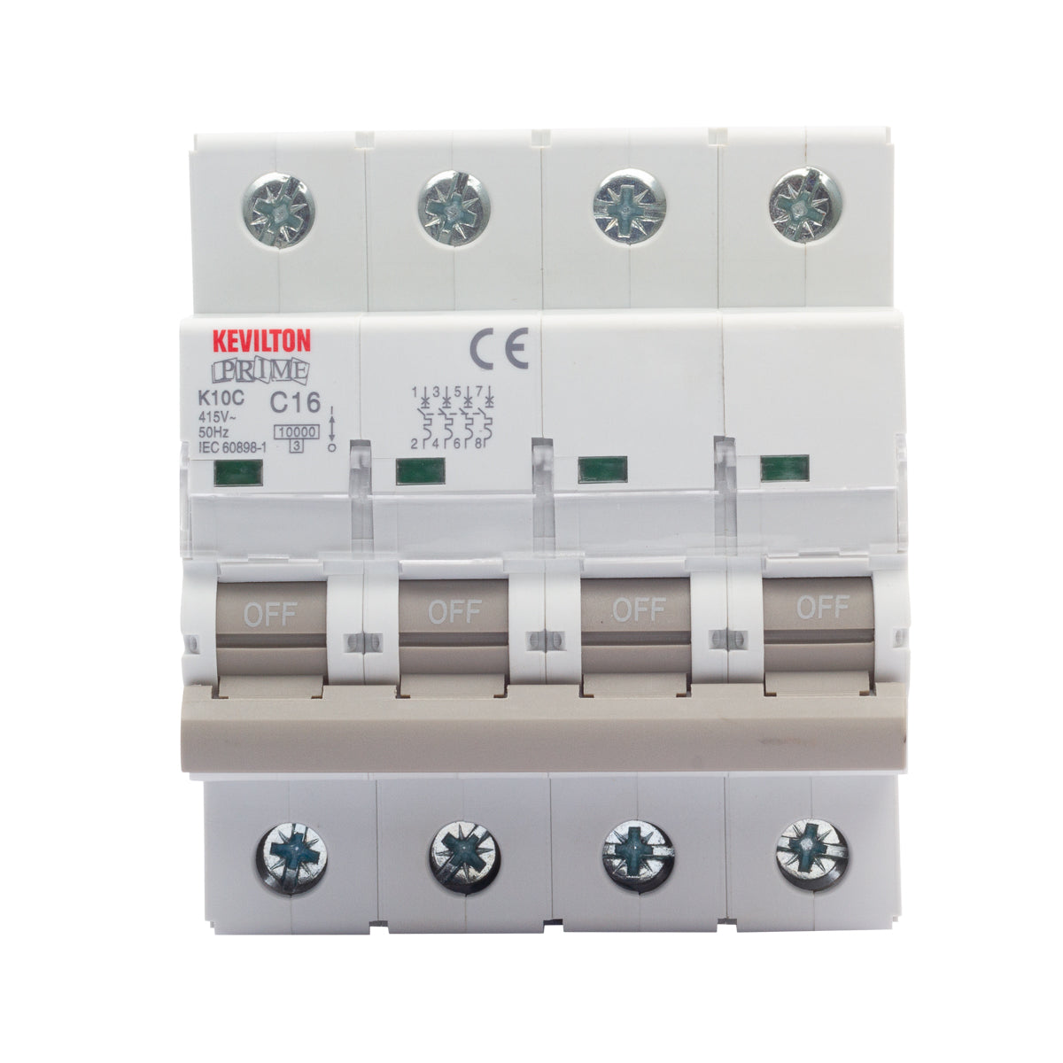 16A 4 Pole MCB