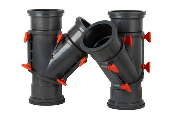 Sewerage Inspection Y Junction With Rubber Ring