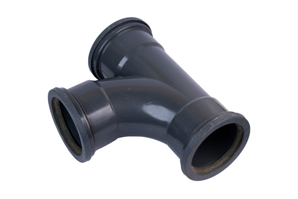 Sewerage T Junction with Rubber Ring
