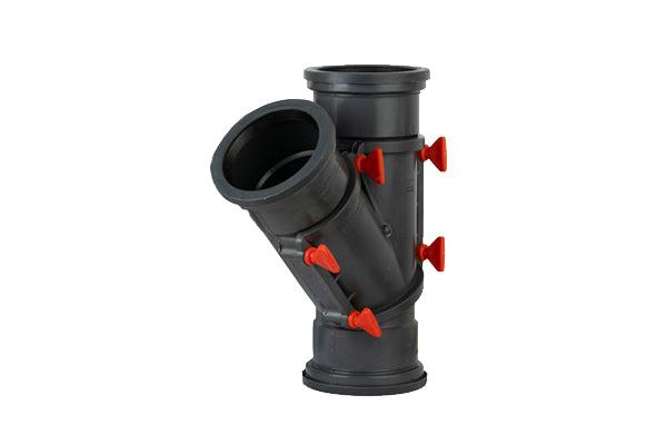 Sewerage Inspection Y Junction With Rubber Ring