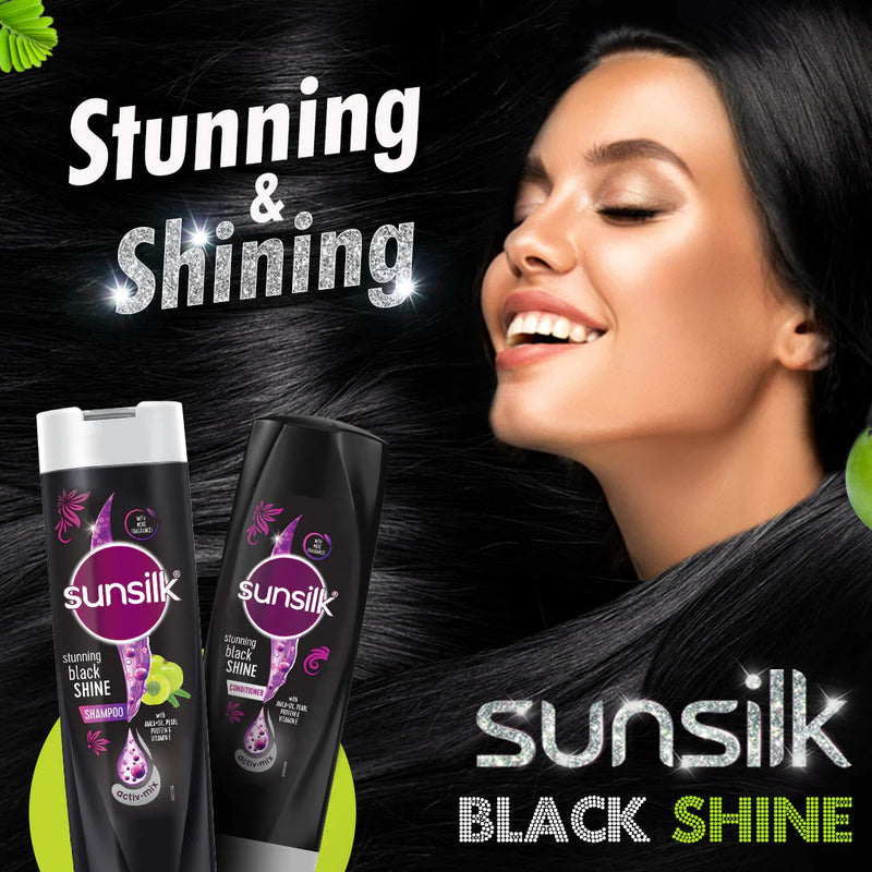 Sunsilk Stunning Black Shine Conditioner - 180ml
