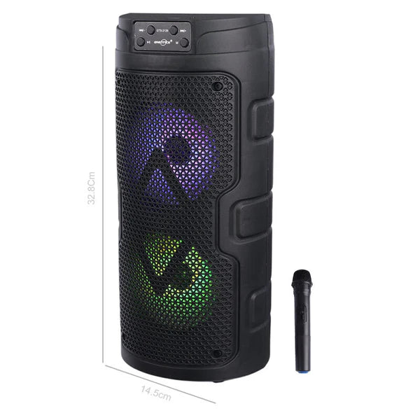 GREATNICE GTS-2129 Wireless Bluetooth Speaker with LED Light, USB, FM Radio, AUX & TF Card Support