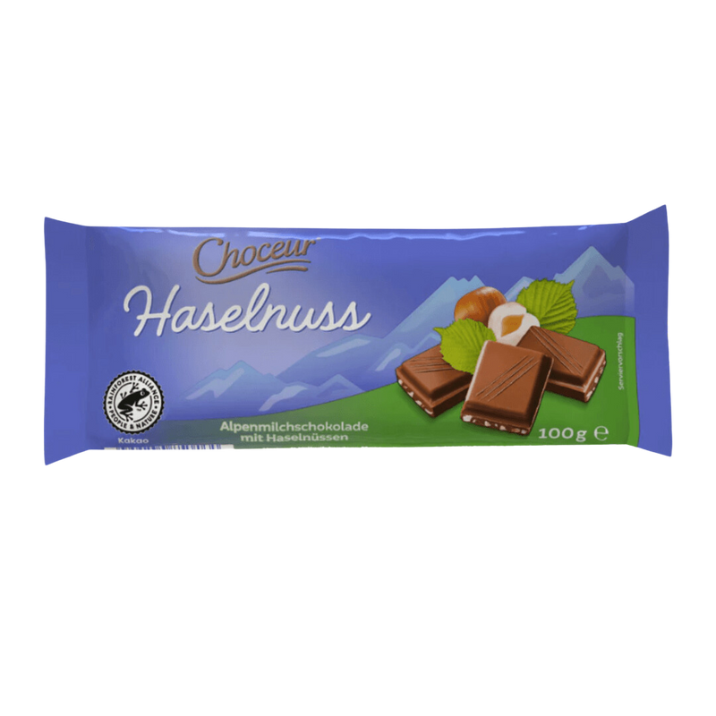 Choceur Milk Hazelnut Chocolate Bar - 100g